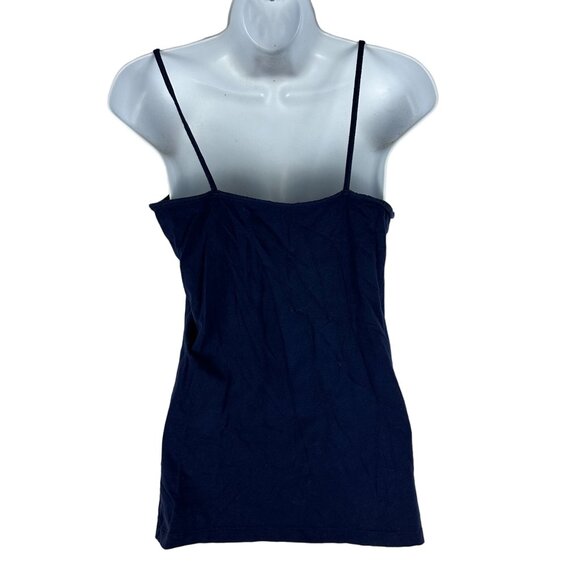No Boundaries Womens L/G Navy Camisole Tank Top 95% Cotton & 5% Spandex - Picture 2 of 3